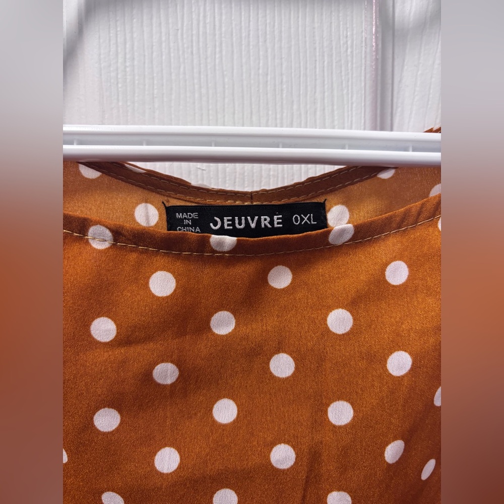 Jeuvre Rust Blouse - Picture 3 of 6